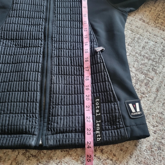 Vuarnet Black Pro-line V Team Quilted Sports Outdoor Performance Women's Jacket‎ - Picture 14 of 15